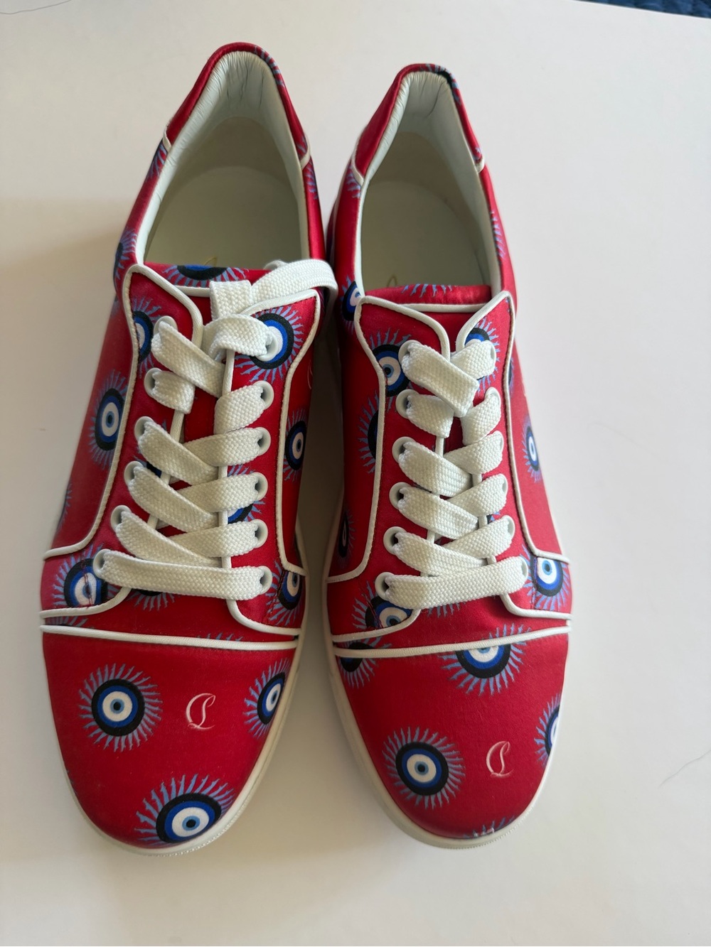 Red Satin Christian Louboutin size 40 New no Box